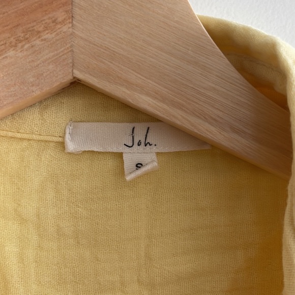 Job Apparel Yellow Cotton Gauze Top - Picture 3 of 5